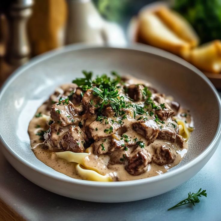 Beef Stroganoff
